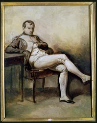 Napoleon I (1769-1821) Seated in an Armchair